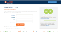 Desktop Screenshot of beetlebox.com