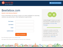 Tablet Screenshot of beetlebox.com